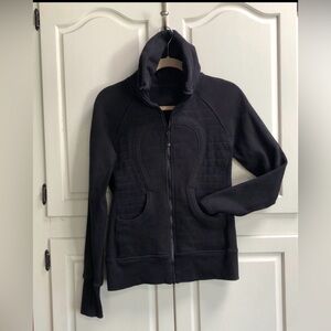 Lululemon Scuba Full-Zip Jacket Black sz 6.